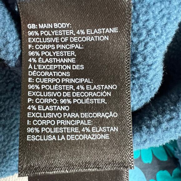 The North Face Canyonlands 1/4 Zip Long Sleeve Top Women's Small Blue - Picture 5 of 5